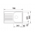 Zlewozmywak Blanco TIPO 45 S Compact stal matowa bez korka aut. 513 441